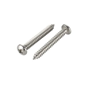 Tornillo para metal auto Roscante, cabeza Pan, Zincado,