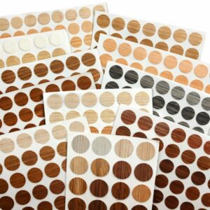 Tapa Tornillos de PVC Autoadhesivo Madera