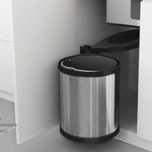 Cesto de Basura Extraíble Premium de Apertura Lateral